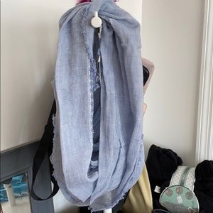 Denim infinity scarf
